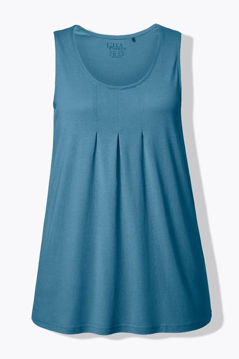 Actual product image Ulla Popken Essential Pleat Front Knit Tank (58)