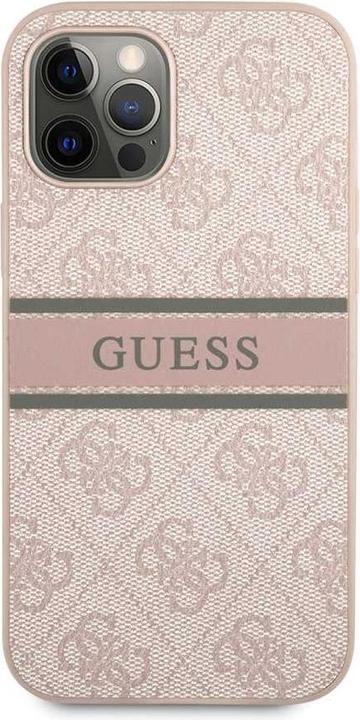 Immagine prodotto Guess Copertina rigida 4G a strisce stampate (Apple iPhone 12 Pro Max)