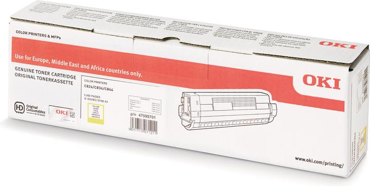 Actual product image OKI 47095701 (Y)