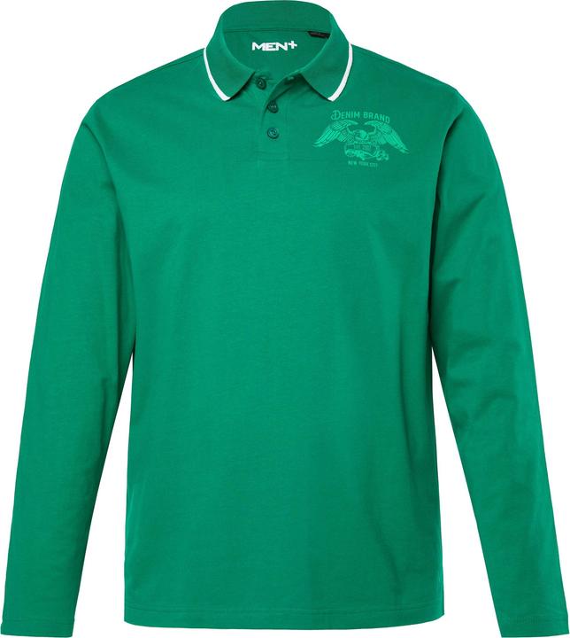 Image du produit Men+ Poloshirt, Halbarm, Brustprint (5XL)