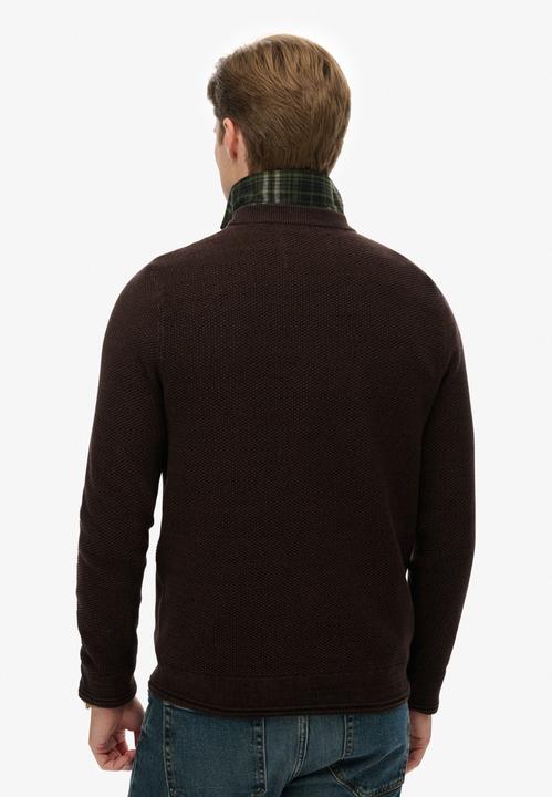 Produktbild Superdry Leichter strukturierter Baumwollpullover (XL)