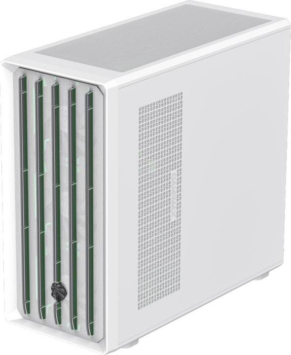 GameMax Boitier Moyen Tour ATX Claw 460 avec panneau vitré (Blanc) (ATX, ITX, mATX)