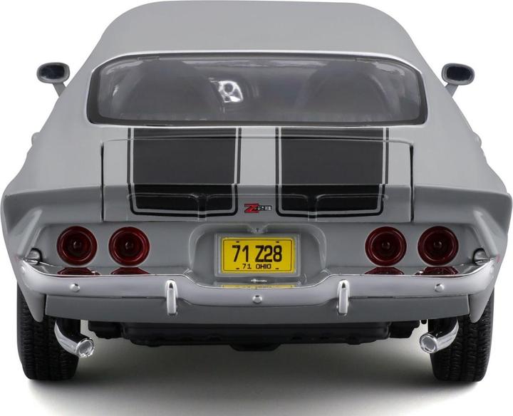 Produktbild Maisto Chevrolet Camaro 1971 grau 1/18