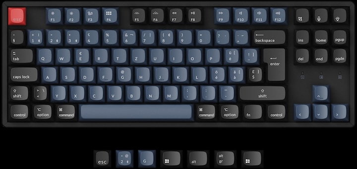 Produktbild Keychron K8 Pro (CH, Kabelgebunden, Kabellos)