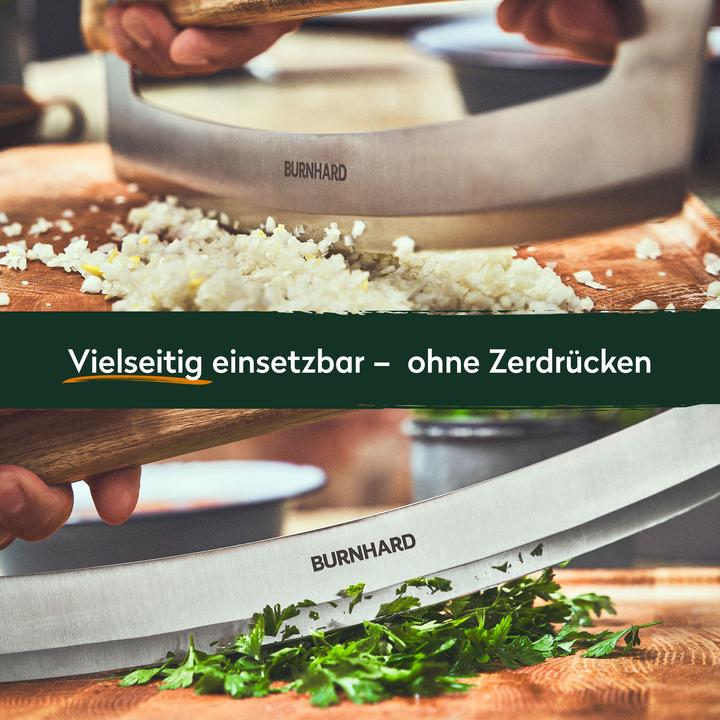 Actual product image Burnhard Pizza weighing knife incl. pizza board & blade guard