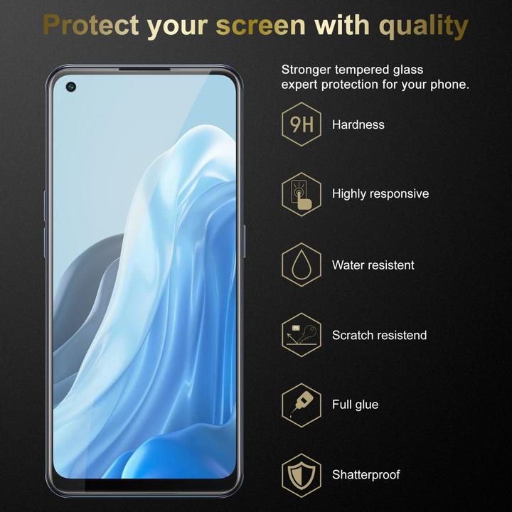 Actual product image Cadorabo Screen Protector Glass for Oppo FIND X5 LITE / Reno7 5G (3 pcs., Oppo Find X5 Lite, Oppo Reno 7 5G)