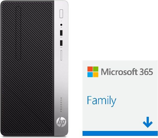 Produktbild HP ProDesk 400 G6 MT inkl. Microsoft 365 Family