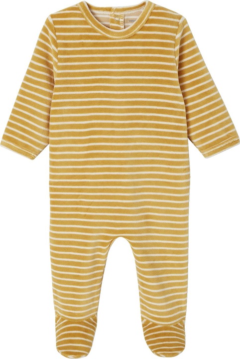 Actual product image Vertbaudet 2er-Pack Baby Samt-Strampler mit Recycling-Polyester (50)