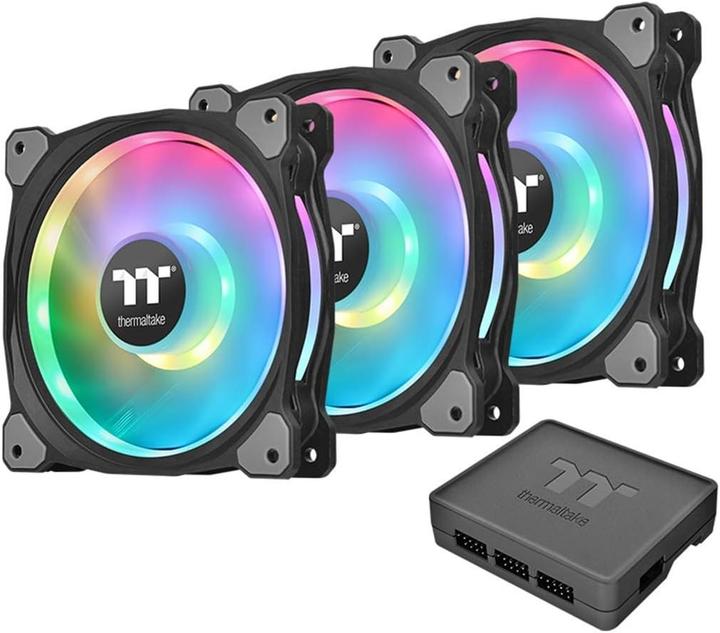 Produktbild Thermaltake Riing Duo 14 RGB LED-Lüfter - 140mm 3er Set (140 mm, 3x)