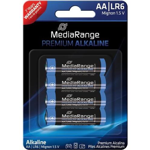 Thumbnail - MediaRange Premium - Batterie 4 x AA-Typ - Alkalisch (4 Stk., AA, 1850 mAh), Batterien + Akkus