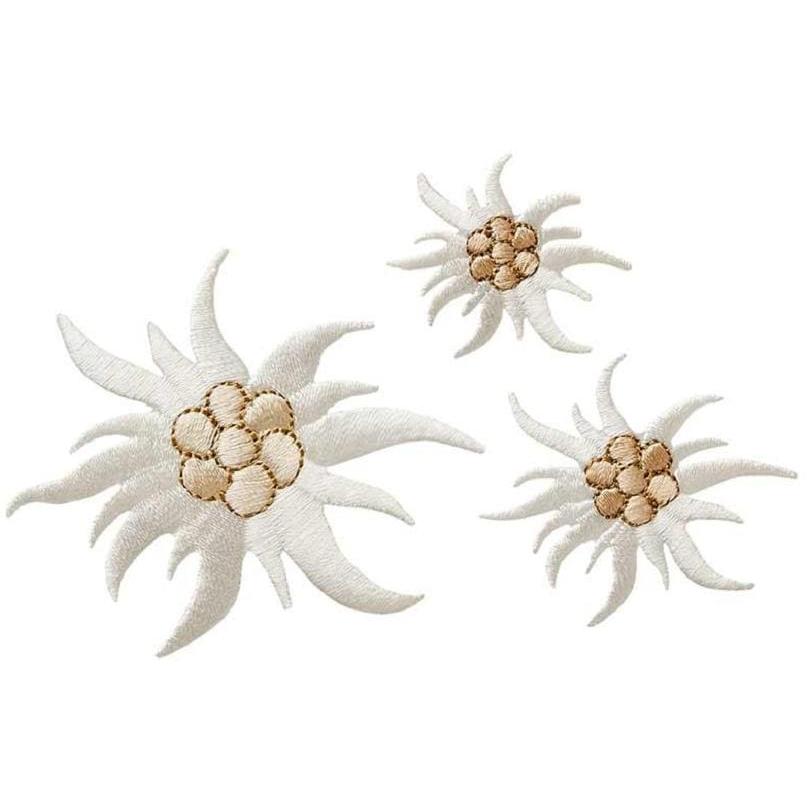 Mono Quick Edelweiss, Applikationen, Weiss, Gelb