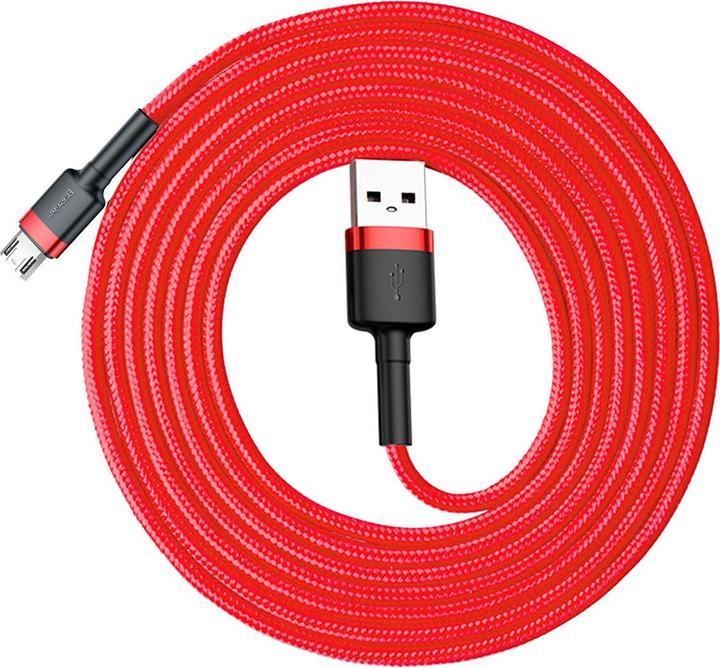 Productafbeelding Baseus Micro USB Cafule 1,5A 2m (rood) (2 m, USB 2.0)