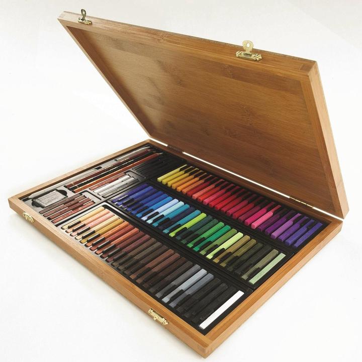 Produktbild Conté à Paris Cast Carr © Farbkreide in Bambusbox 84 Stücke (84x)