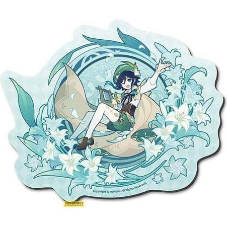 Mihoyo Genshin Impact Tapis de souris Windblume's Breath Series Venti 25 cm, Tappetino mouse, Multicolore