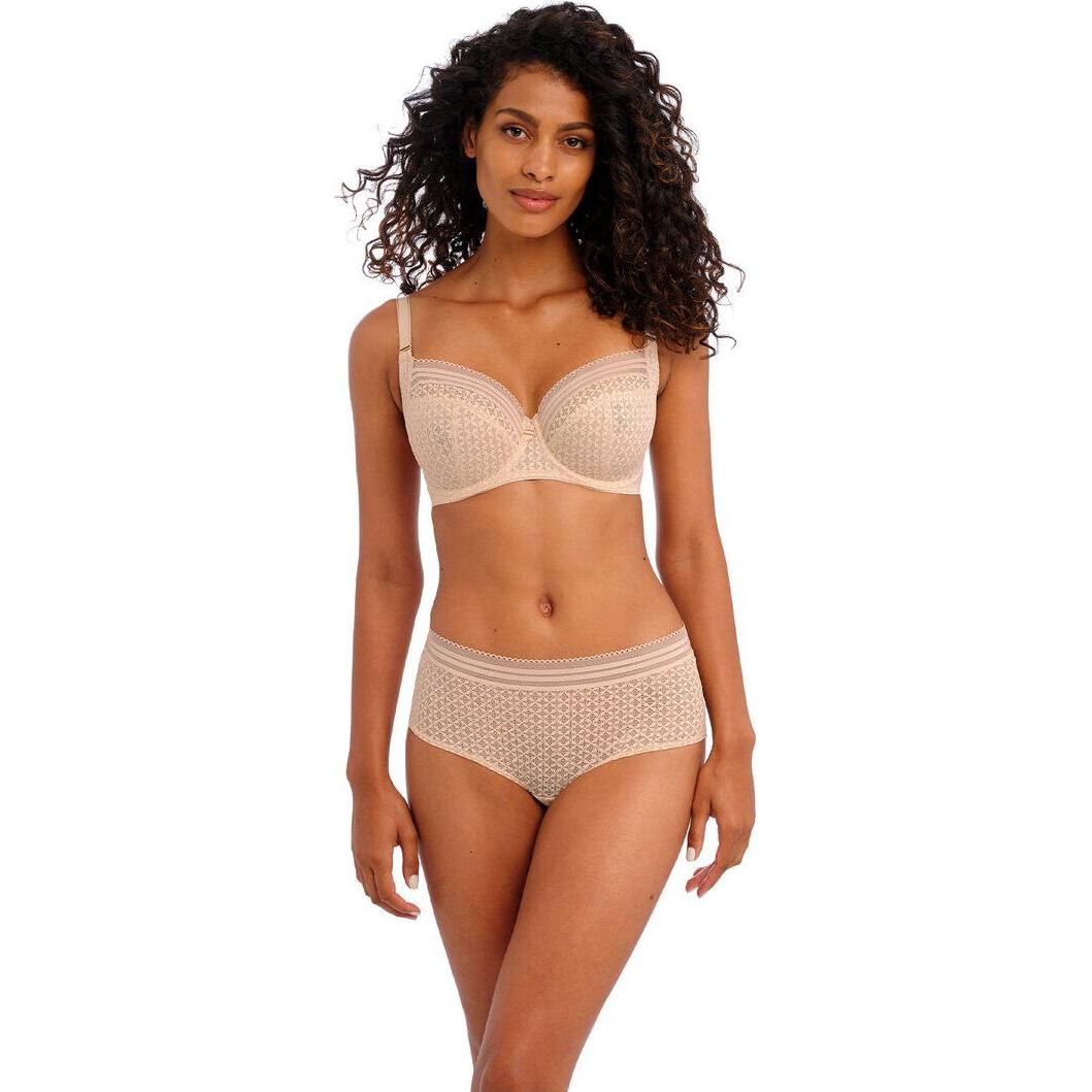 Thumbnail - Freya, BH, bh mit seitenverstärkung bügel viva lace, Beige, (100 F, Einzelpack)
