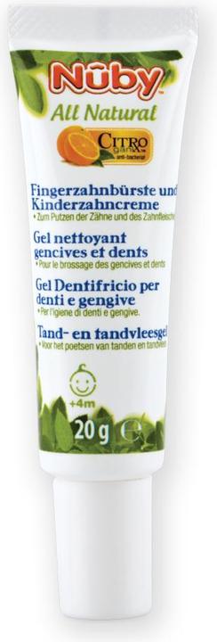 Image du produit Nuby Nûby All Natural brosse à dents à doigts et gel dentifrice 20g