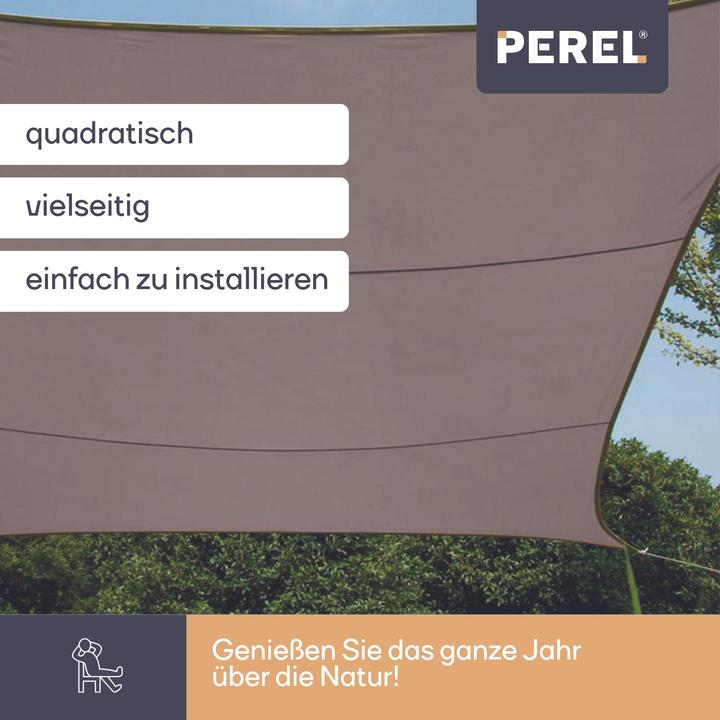 Produktbild Perel Sonnensegel (360 x 360 cm)