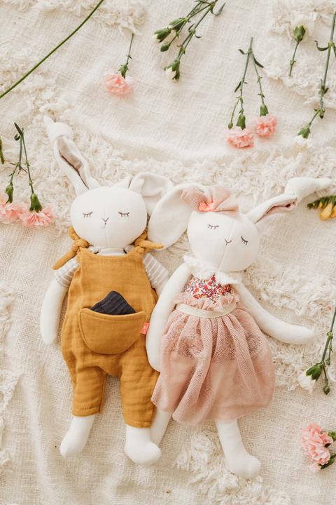 Image du produit Kikadu Poupée en peluche Lapin