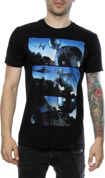 Produktbild Star Wars Rogue One K2SO Comic Strip TShirt (3XL)