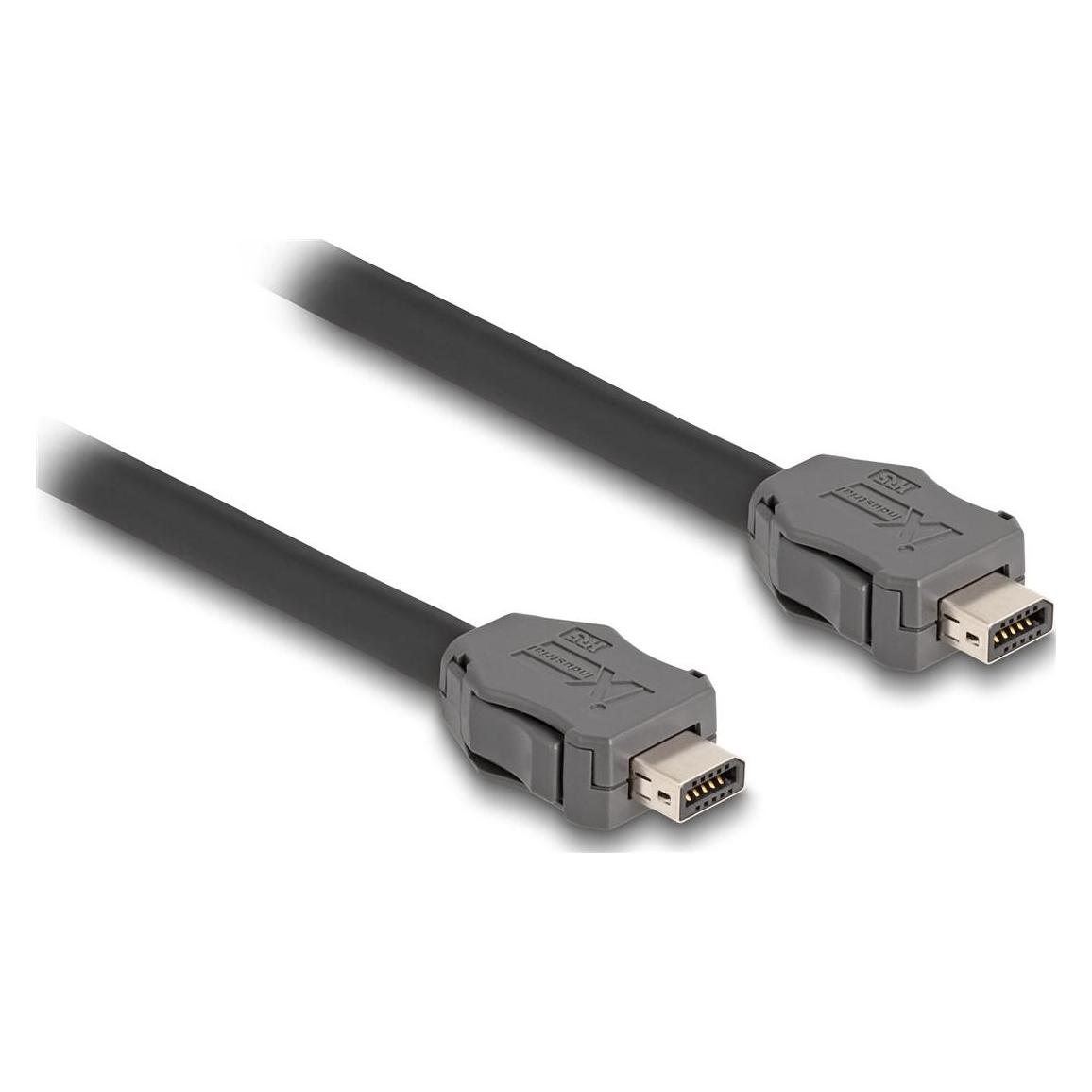 Delock Cable ix Industrial A-coding male to male Cat.7 30 m (S/FTP