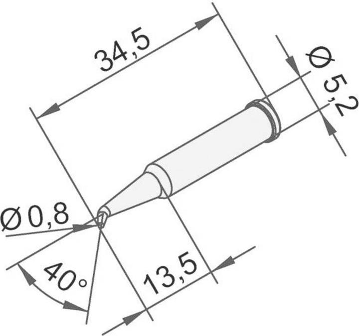 Produktbild Dauerlötspitze 102SDLF08L