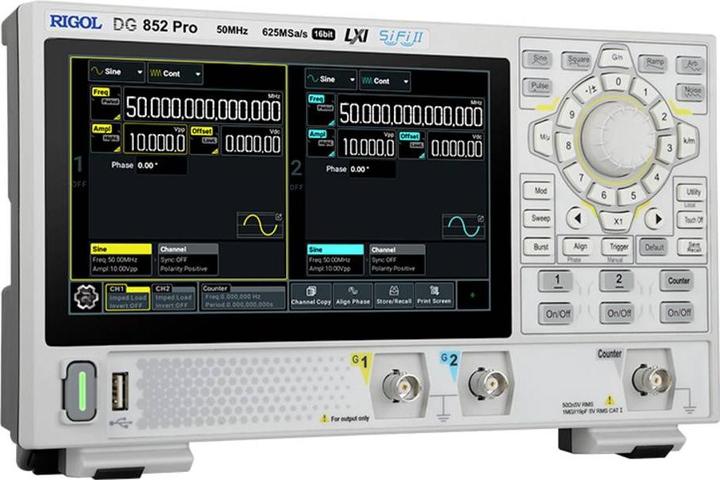 Rigol DG821 Pro generatore di funzioni alimentato a rete 1 µHz - 25MHz 1 canale seno, quadrato, rampa