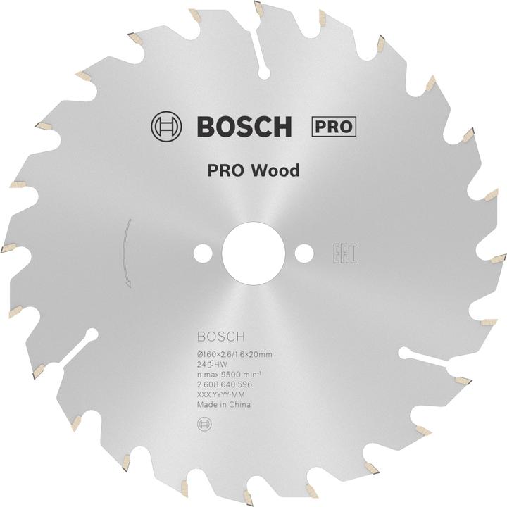 Produktbild Bosch Professional Zubehör PRO Wood Kreissägeblatt, 160 x 2.6 x 20 mm