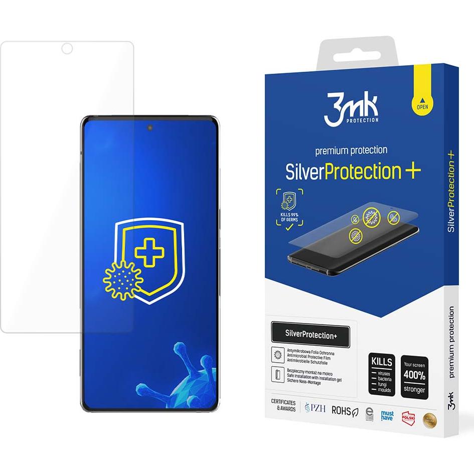 3MK Pellicola di protezione dello schermo SilverProtection+, pellicola di protezione dello schermo (1 pz., Google Pixel 6 Pro), Pellicola protettiva s
