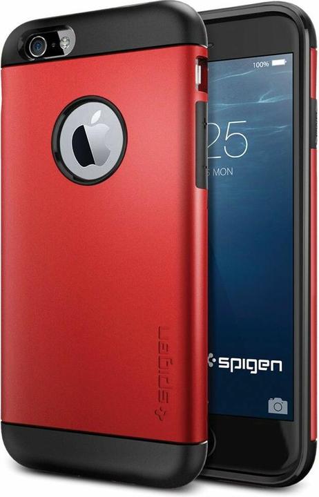 Image du produit Spigen Coque Slim Armor pour iPhone 6/6S (4.7") Rouge (Apple iPhone 6)