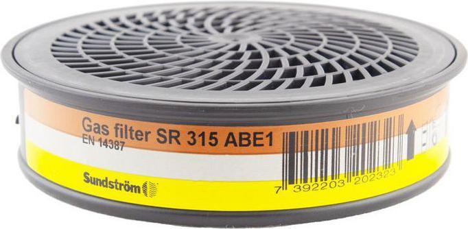 Produktbild Sundström gasfilter A1B1E1 315