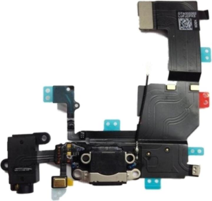 Actual product image Foxconn iPhone 5S Lightning Dock Connector Audio Flex Microphone black (iPhone 5S)