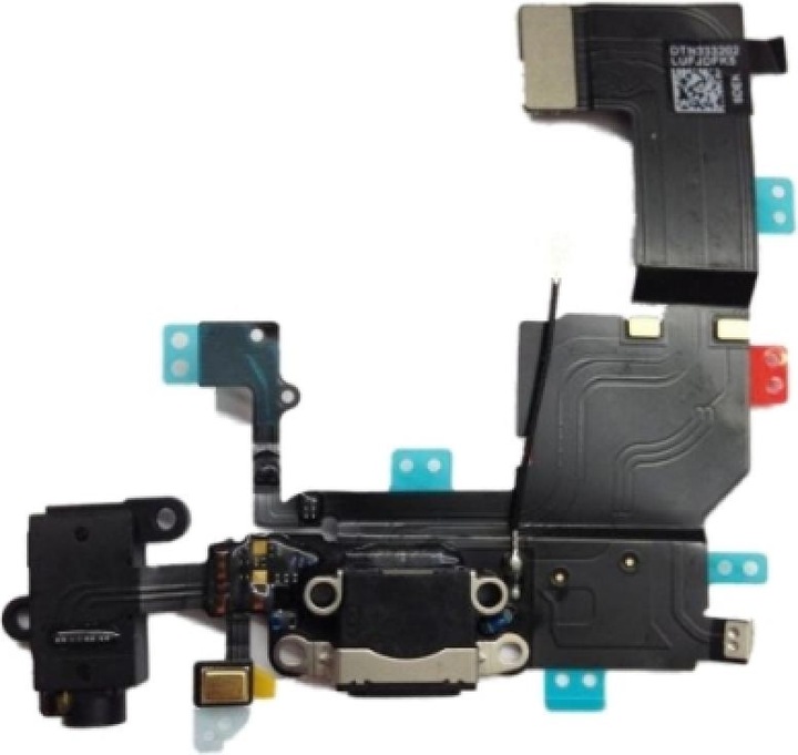 Immagine prodotto Foxconn iPhone 5S Connettore dock Lightning Microfono Audio Flex nero (iPhone 5S)