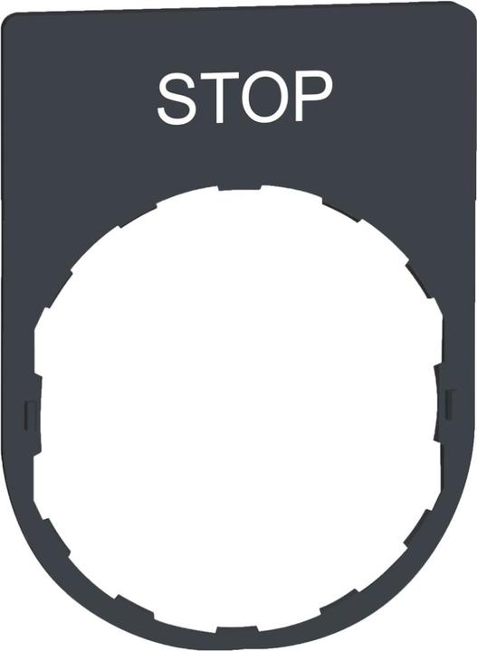 Actual product image Schneider Electric Label holder 30x40mm, with lettering ZBYP2304