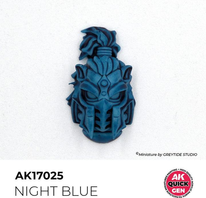 Actual product image AK Interactive Pot de Quick Gen - Night Blue (18 ml)