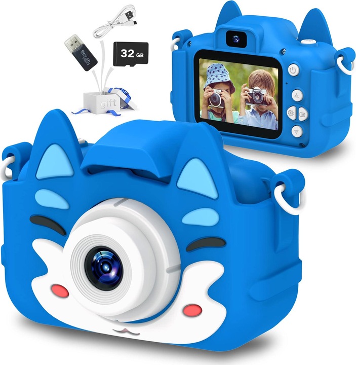 Actual product image Slothcloud Kids Selfie Camera (Blue)