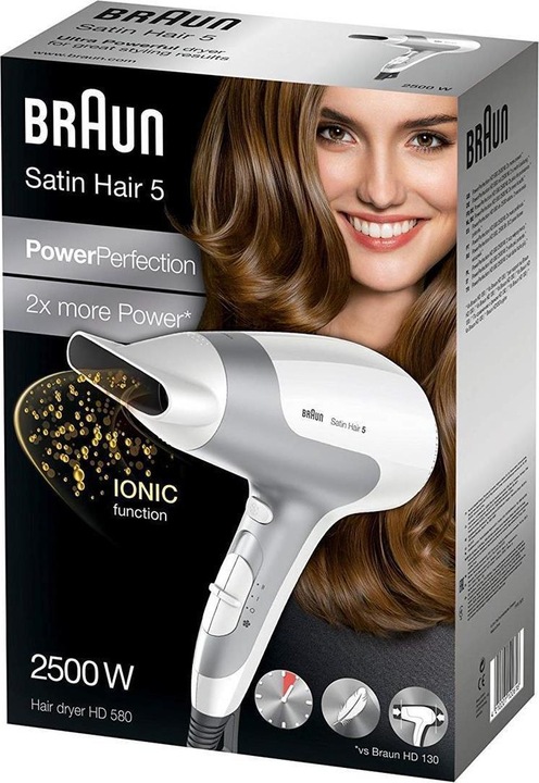 Actual product image Braun Satin Hair 5 HD 580