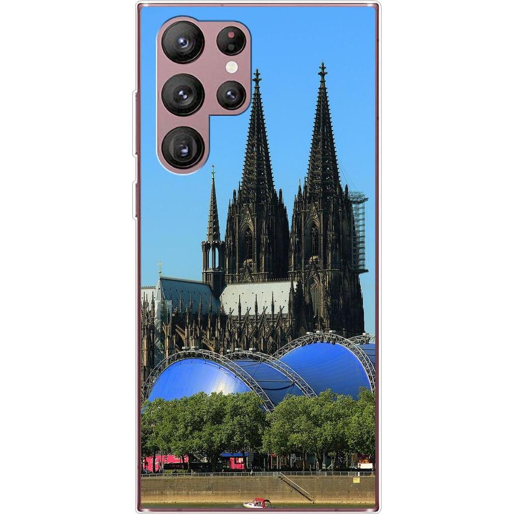 Thumbnail - König Design Hülle Handy Schutz für Samsung Galaxy S22 Ultra 5G Case Cover Tasche Bumper Etui (Samsung Galaxy S22 Ultra ...