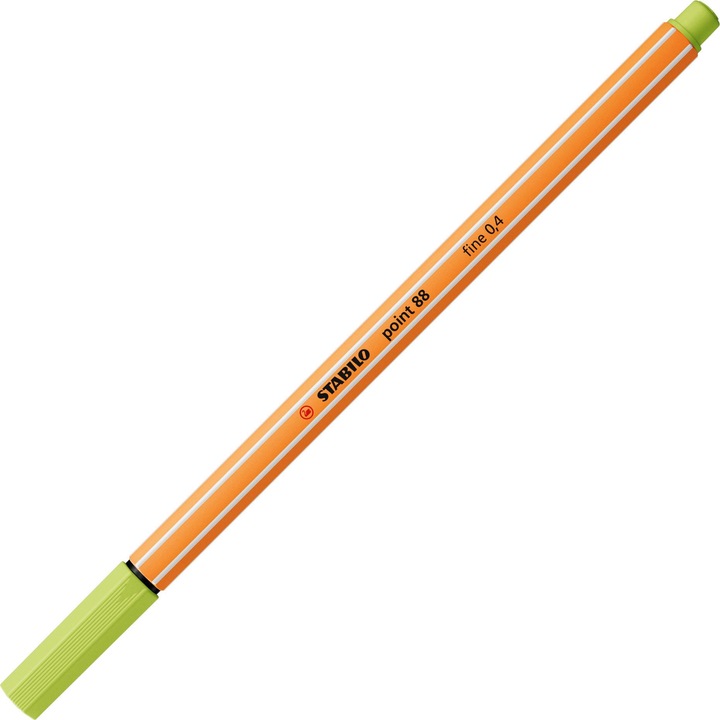 Actual product image STABILO point 88 Fineliner (Lime green, 1 x)
