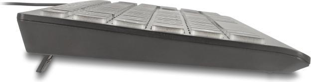 Produktbild Delock USB Tastatur kabelgebunden 1,5 m schwarz mit XXL Buch (DE)