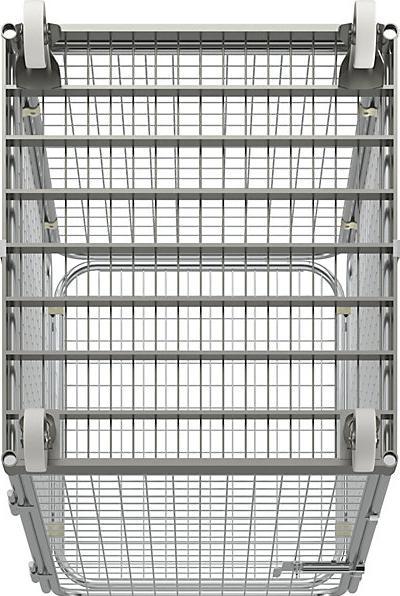 Actual product image kaiserkraft Anti-theft container with steel rolling plate (500 kg)