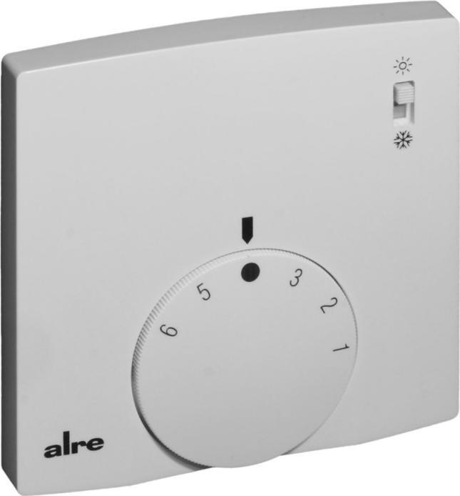 Produktbild ALRE IT Raumtemperaturregler AP Umsch.2A,2Rohranlage RTBSB-201.065