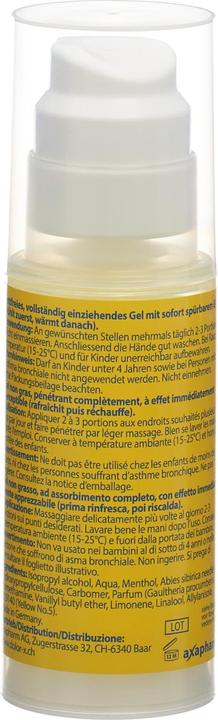 Nährwerte und Zutaten Dolor-X Classic Gel Airless Dispenser (1 x, 100 ml, 152 g)
