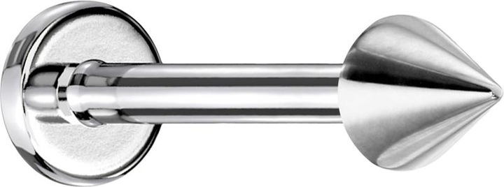 Immagine prodotto Star Piercing Labret silver con cono (senza ottone, Acciaio chirurgico 316L)