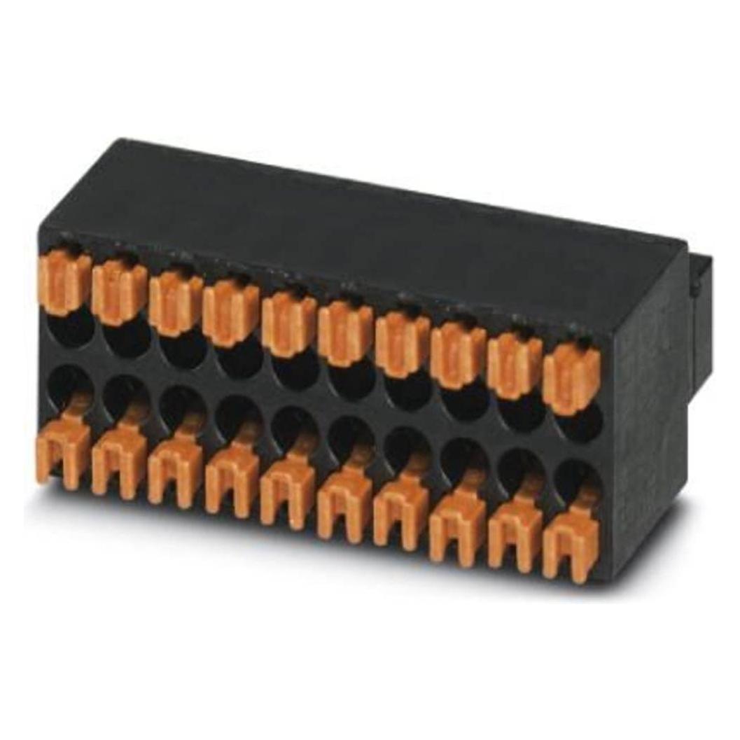Phoenix Contact Buchsengehäuse-Kabel Polzahl Gesamt 3 Rastermass: 2.54 mm 1844581 100 St., Elektronikkabel + Stecker, Schwarz