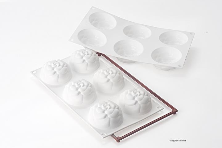 Produktbild Silikomart Sf 156 Camelia Silicone Mould