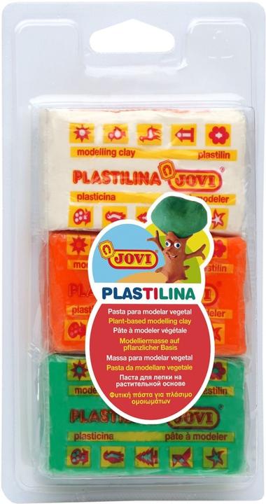 Produktbild Jovi Plastilina Knete VE=3 Farben a 50g