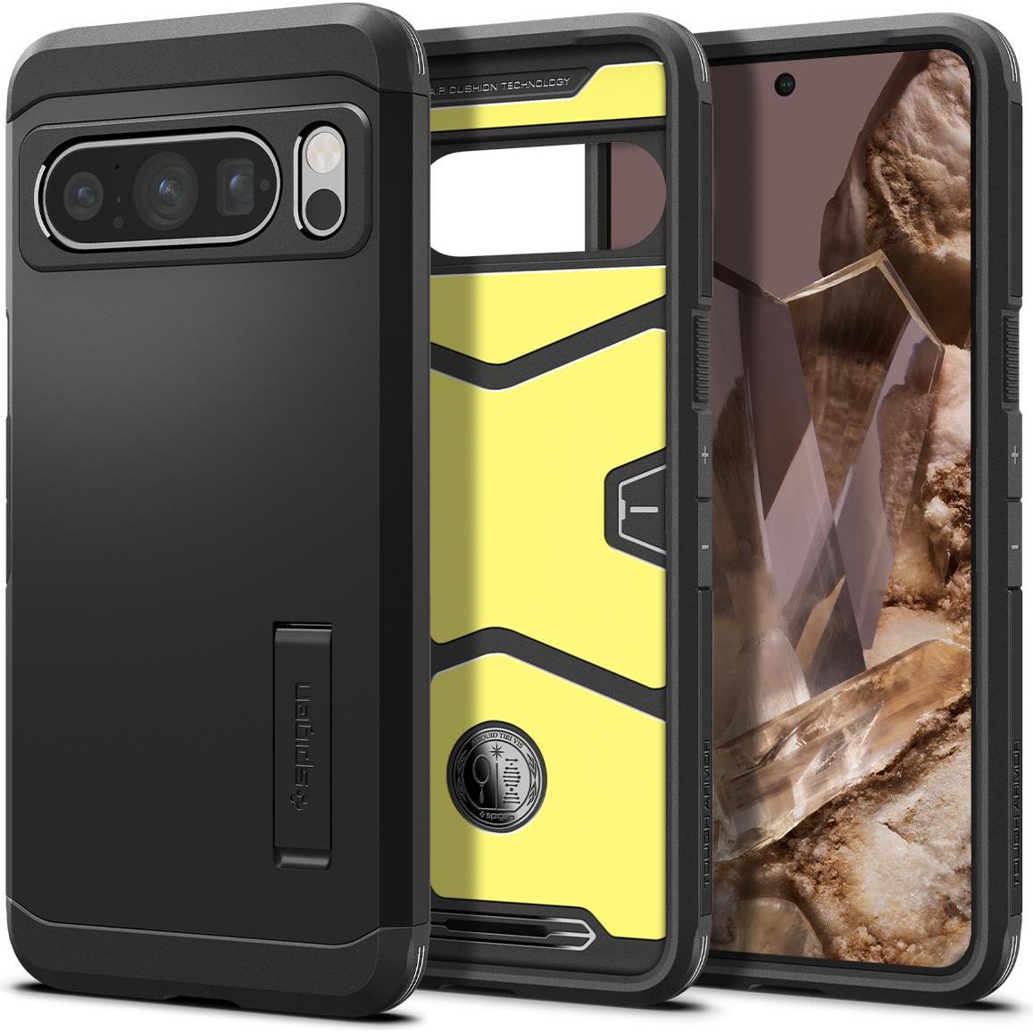 Spigen Tough Armor (Google Pixel 8 Pro), Smartphone Hülle, Schwarz