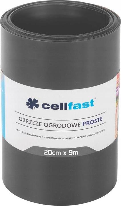 Produktbild Cellfast Gerade Gartenkante 20 cm x 9 m, Graphit (900 cm)