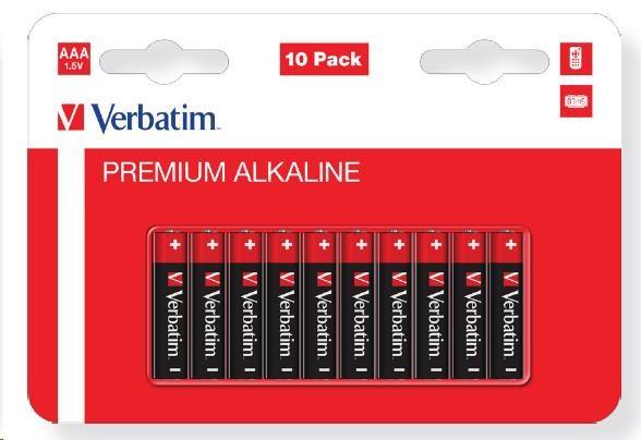 Image du produit Verbatim Pile Alcaline AAA (10 pcs, AAA)