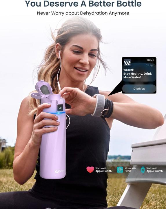 Productafbeelding WaterH BOOST - Chug Lid - Black (24oz./710ml) (0.71 l)